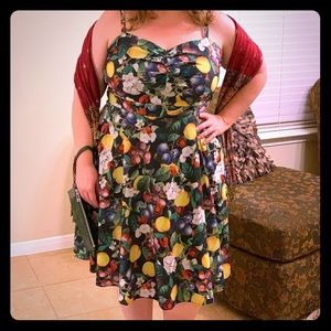 CityChic Fruit print dress